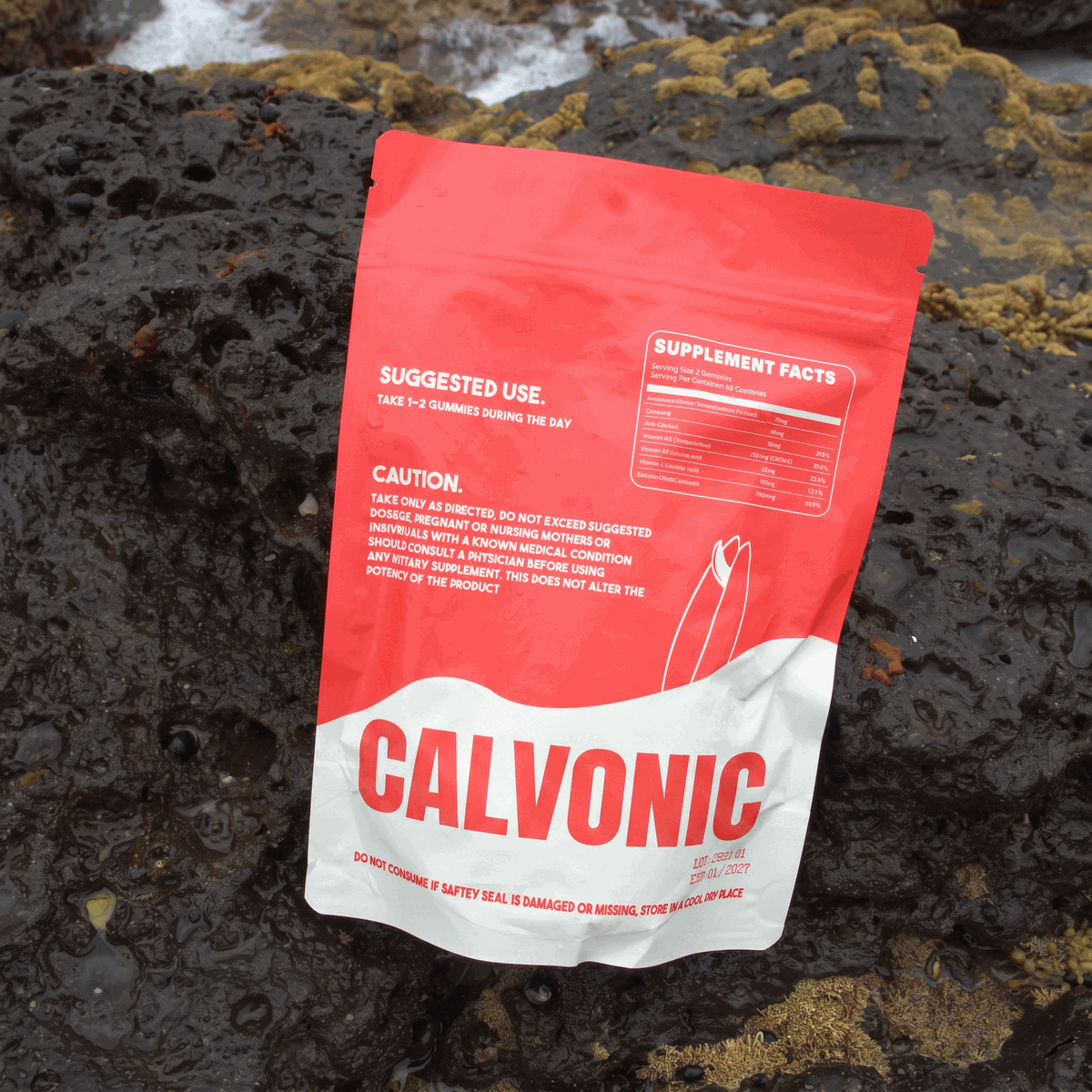 Calvonic customer at the beach